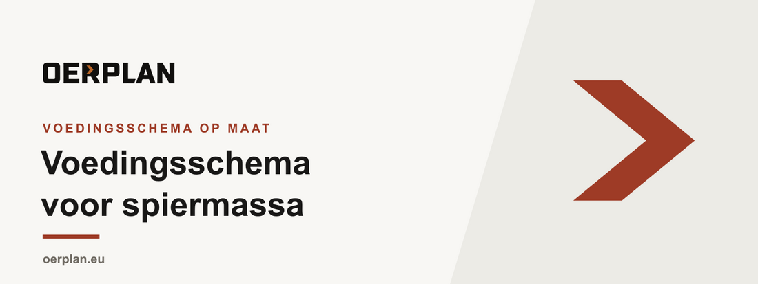 Voedingsschema voor spiermassa en krachttraining: eindelijk zien wat je traint