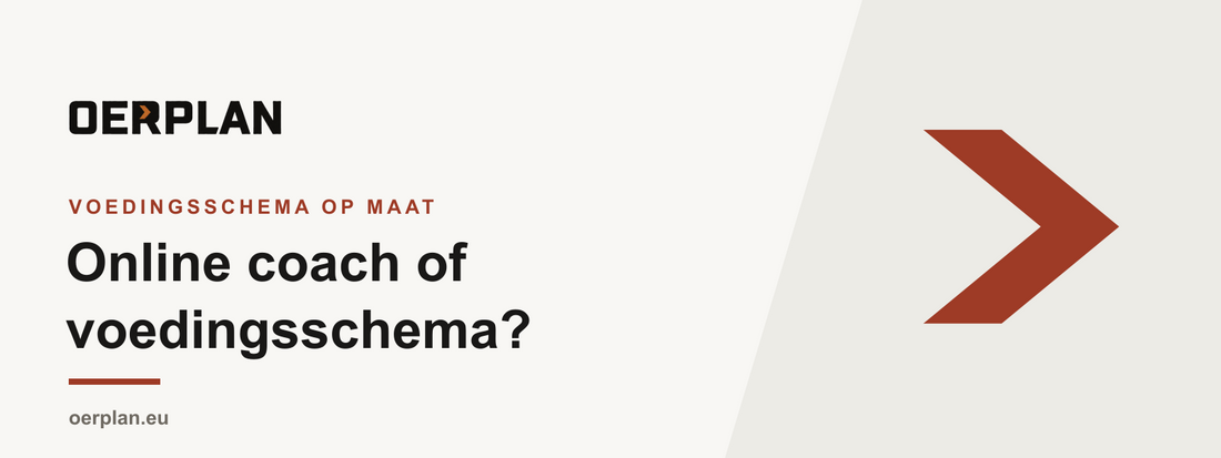 Online voedingscoach of een voedingsschema op maat: wat heb je echt nodig?