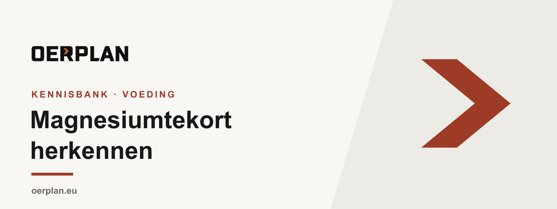 Magnesiumtekort: kramp, onrust, trillende oogleden en slechte nachten