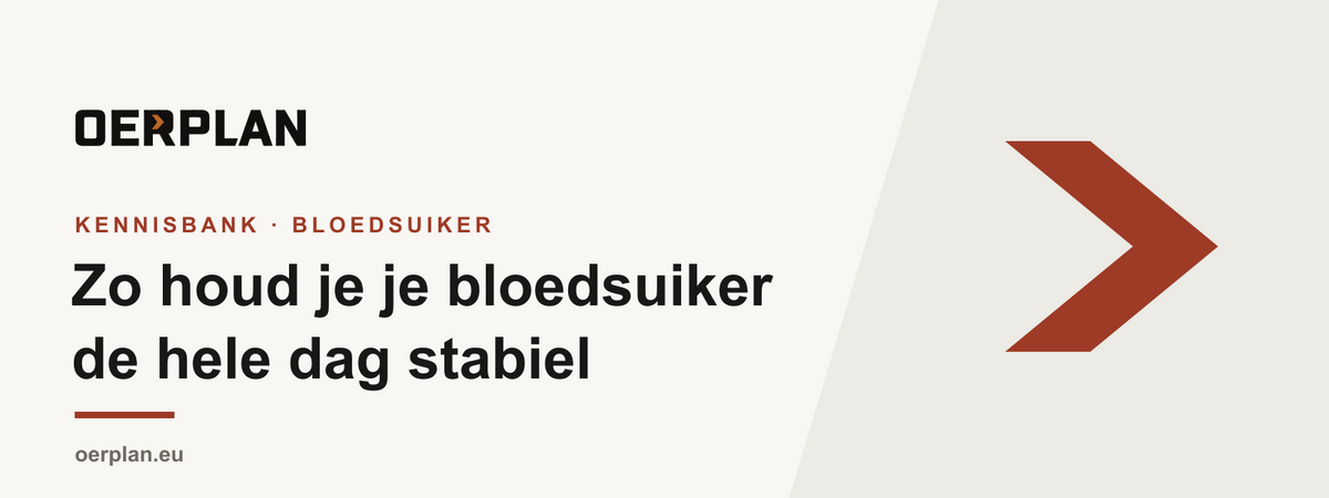 Bloedsuikerspiegel stabiel houden - Oerplan Kennisbank